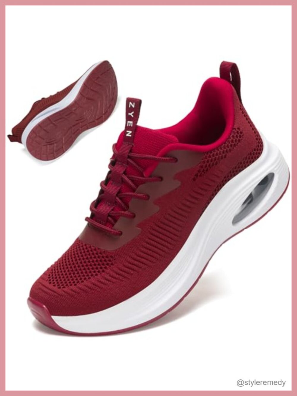 Wide Toe Box Women's Running Shoes Air Cushion Breathable Gym Sneakers